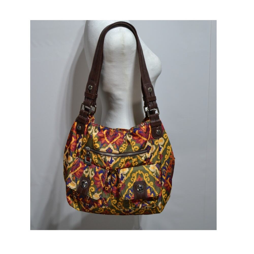 Tyler Rodan Colorful Artsy Abstract Shoulder Bag Purse